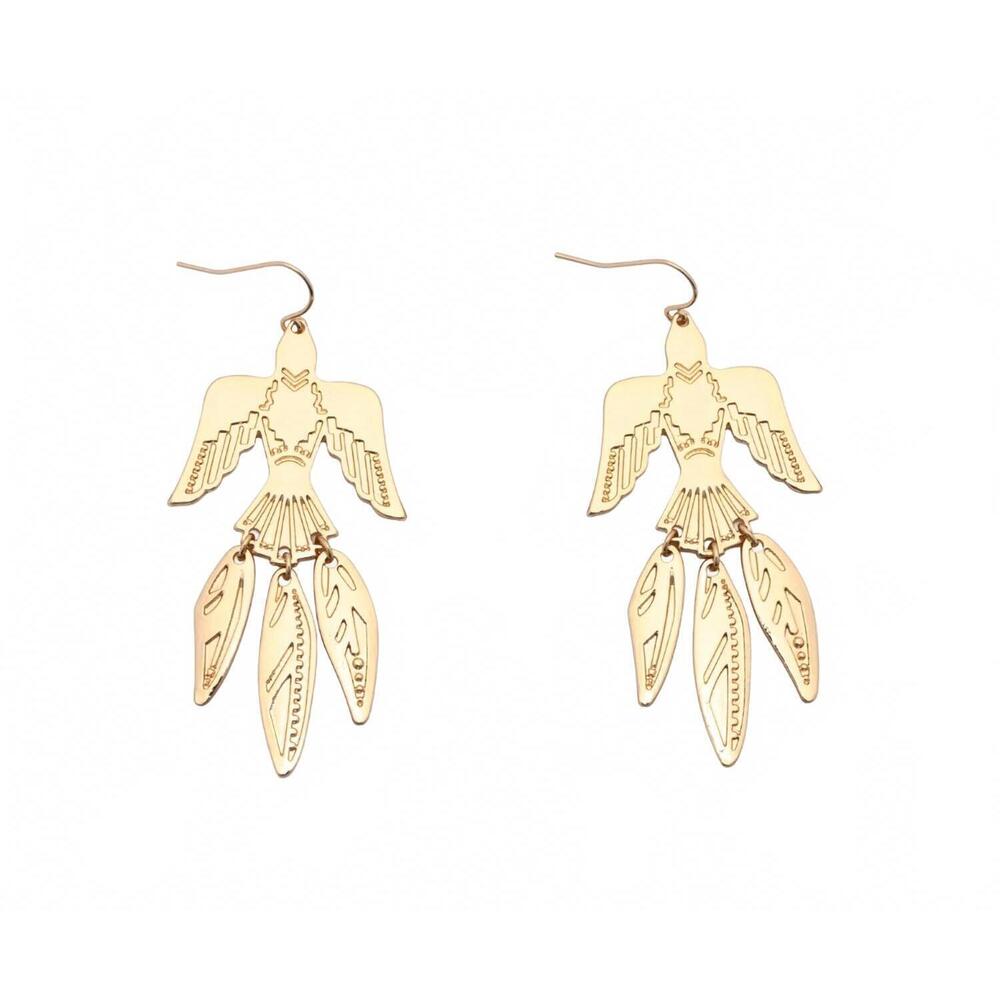 NEW LESLIE CURTIS women's tallulah earrings in gold